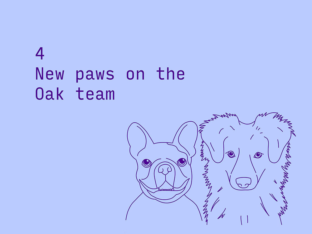 4 new paws on the Oak team