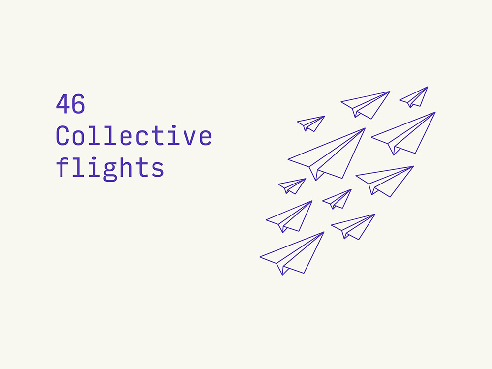 46 collective flights