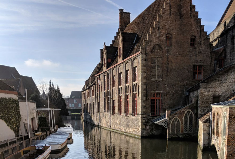 Canal views in Bruges