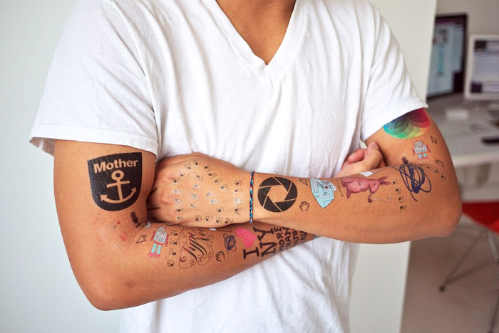 Kevin Huynh modeling the entire Tattly line