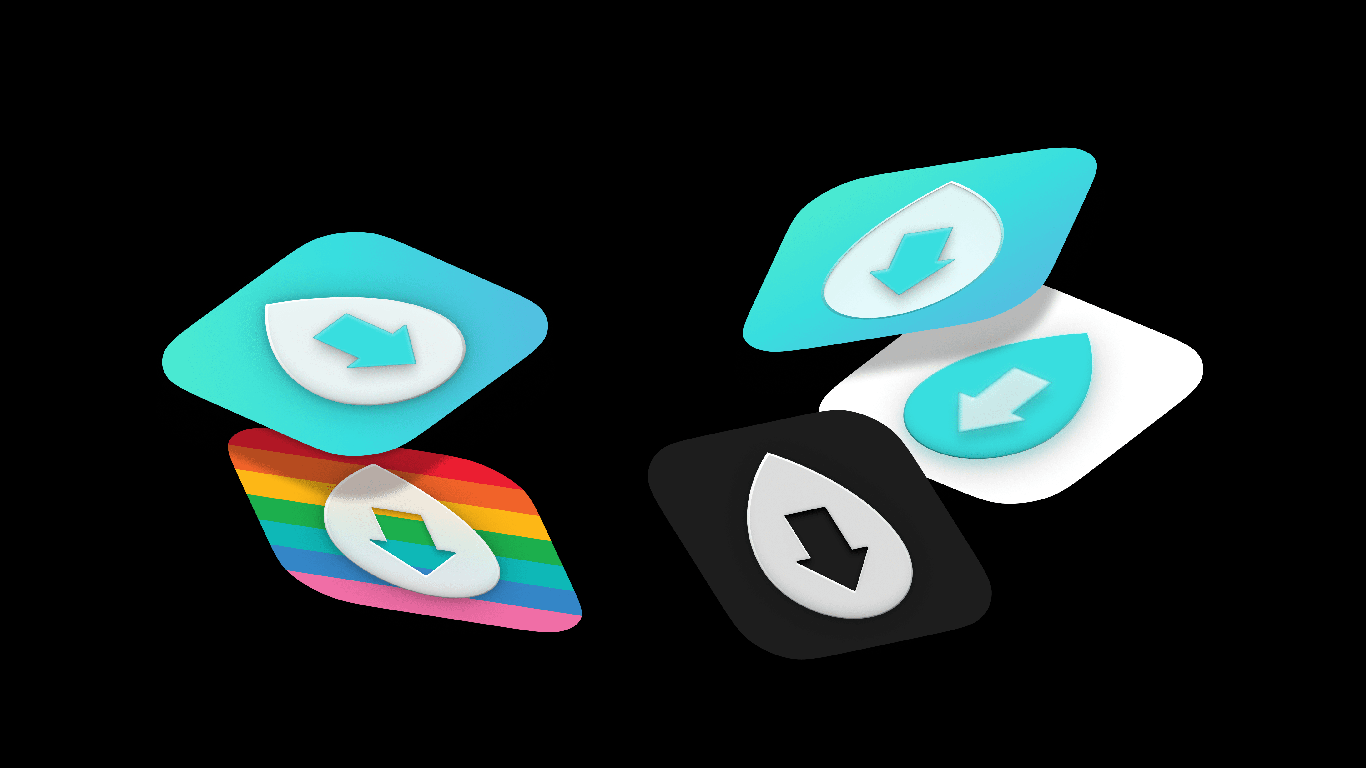 Dropmark app icons