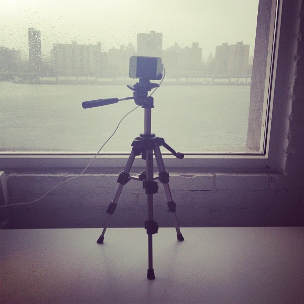 Sandycam from the studio window