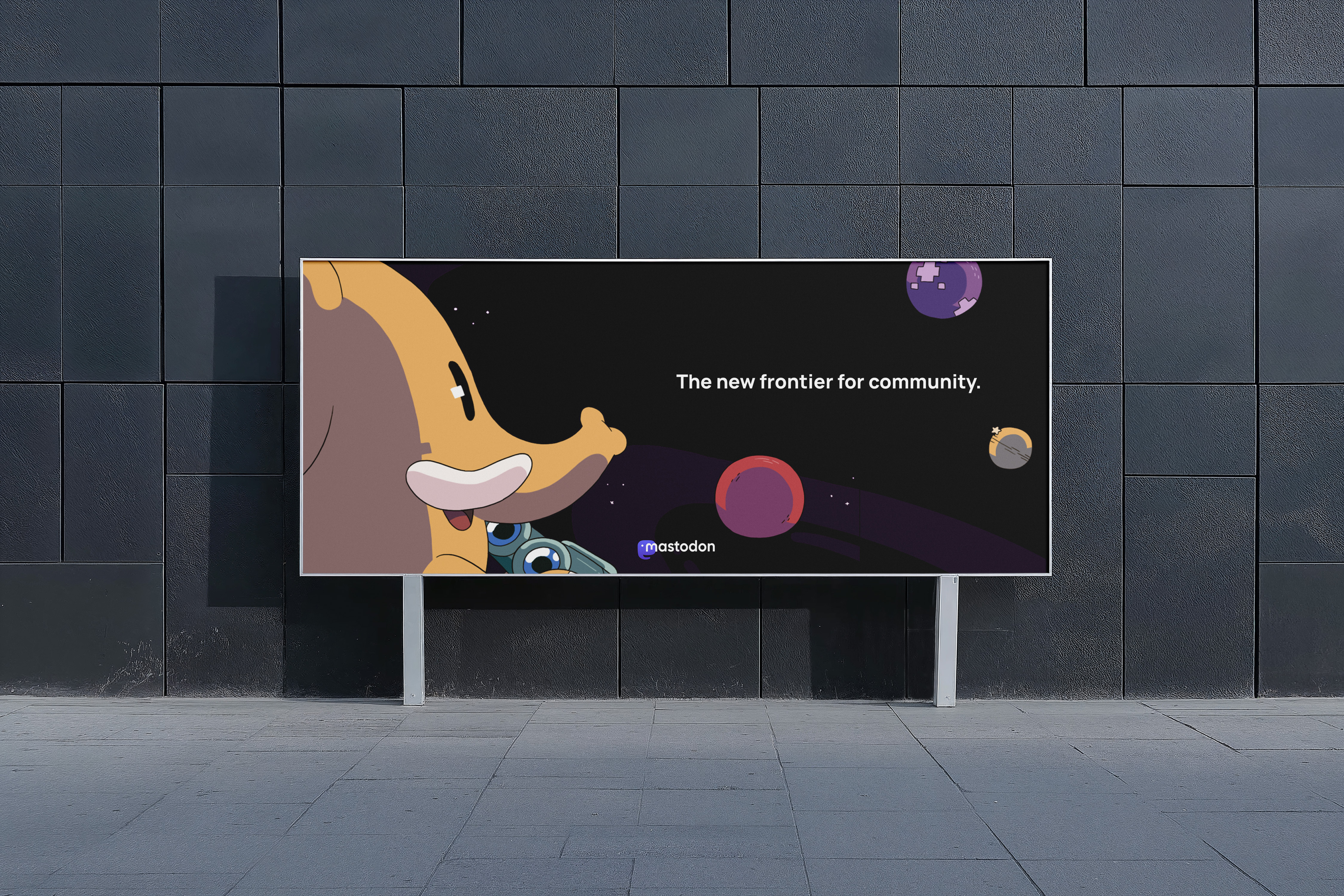 Mastodon advertisement