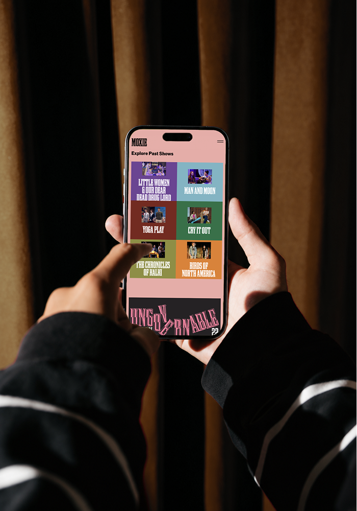 Moxie phone mockup