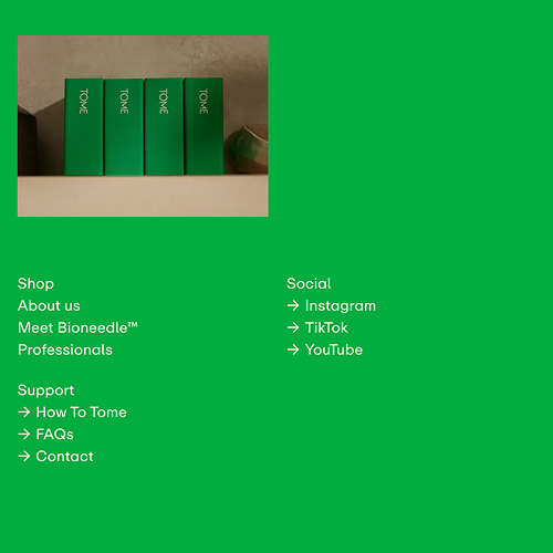 Tome footer